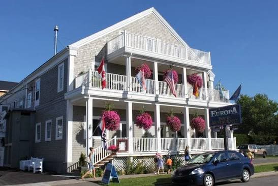 The Europa Inn building on King Street, Saint Andrews, NB